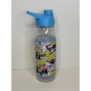 Sanrio Hello Kitty and Friends Plastic Water Bottle With Screw-Top Lid